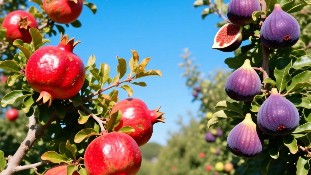 Sale of pomegranate and fig seedlings in Tabriz